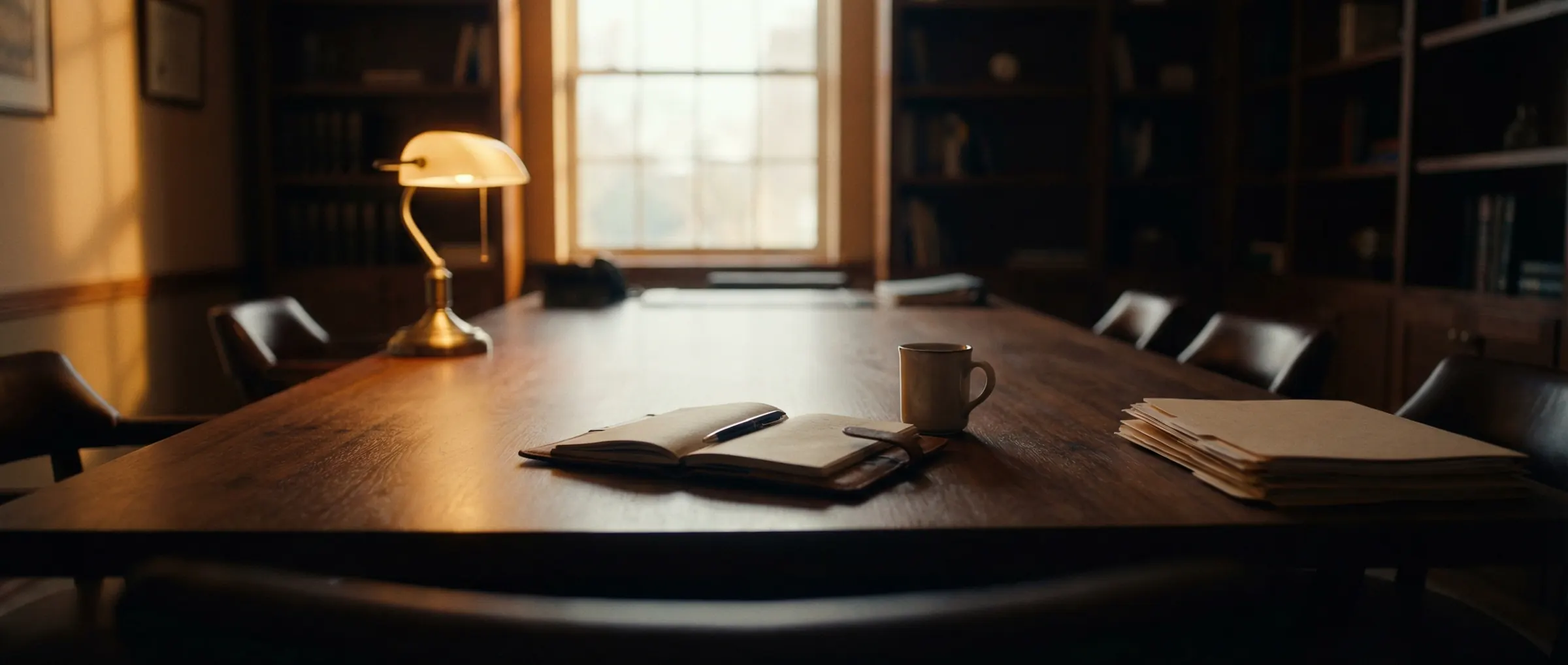 Cinematic professional environment — Titan Ridge founders